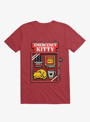 Emergency Kitty Red T-Shirt