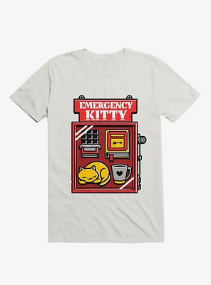 Emergency Kitty White T-Shirt