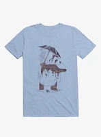 Fading Panda Light Blue T-Shirt