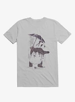 Fading Panda Ice Grey T-Shirt