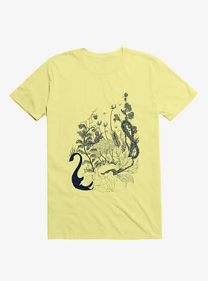 Floralia Corn Silk Yellow T-Shirt