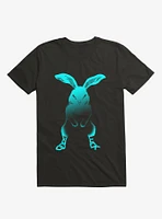 Good Luck Rabbit Black T-Shirt