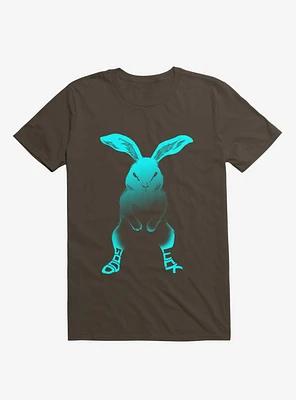 Good Luck Rabbit Brown T-Shirt