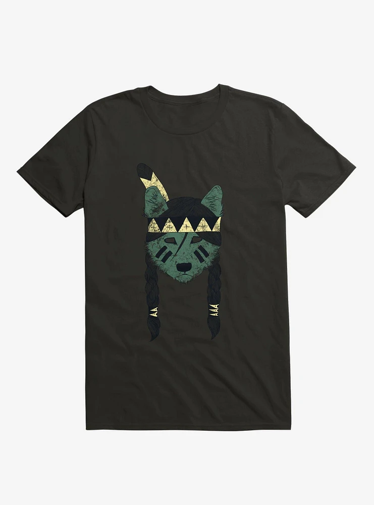 Green Skin Black T-Shirt