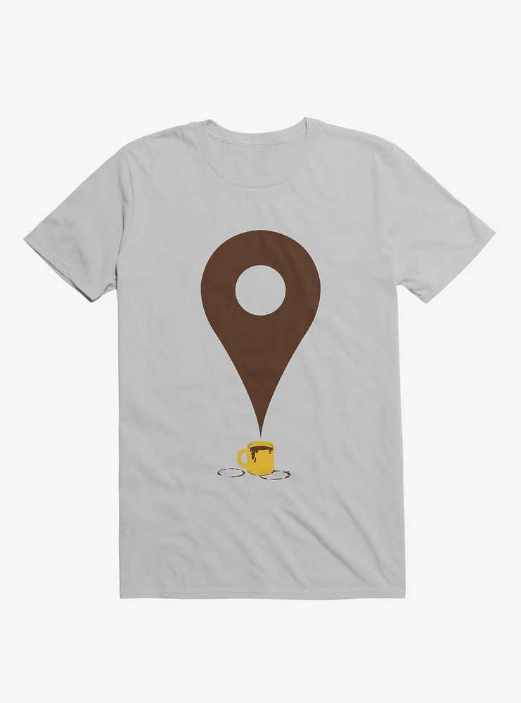 I Am Here Coffee Ice Grey T-Shirt