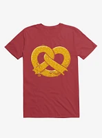 The Long Cat Is A Pretzel Red T-Shirt