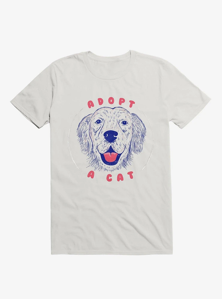 Adopt A Cat White T-Shirt