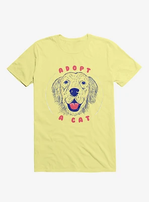 Adopt A Cat Corn Silk Yellow T-Shirt