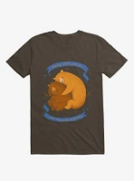 Being With You Is My Favorite Activity Brown T-Shirt
