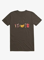 Back To School Coffee Brown T-Shirt