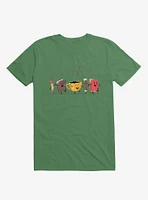 Back To School Coffee Kelly Green T-Shirt