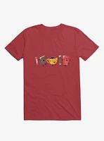 Back To School Coffee Red T-Shirt