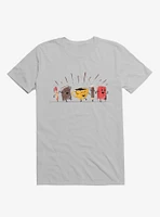 Back To School Coffee Ice Grey T-Shirt