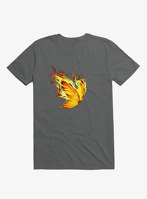 Burn Out Charcoal Grey T-Shirt