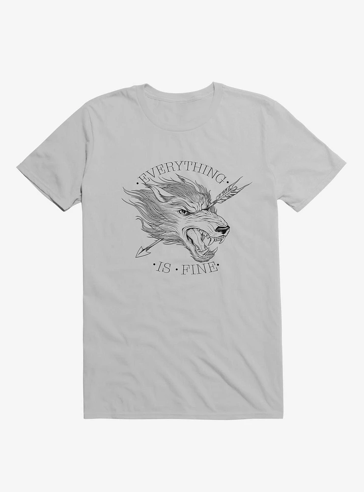 Everything Is Fine Ice Grey T-Shirt