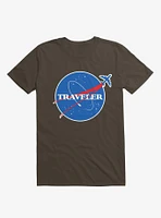 Interstellar Traveler Brown T-Shirt