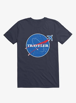 Interstellar Traveler Navy Blue T-Shirt