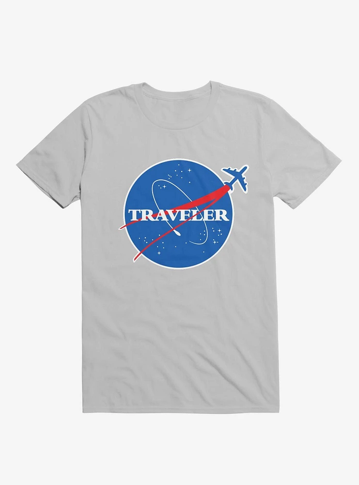 Interstellar Traveler Ice Grey T-Shirt