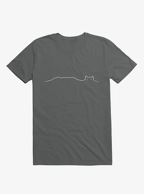 Mountain Lion's Head Cape Town Charcoal Grey T-Shirt