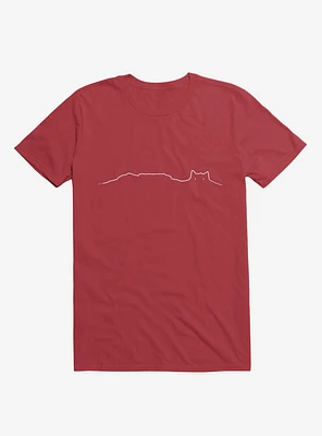 Mountain Lion's Head Cape Town Red T-Shirt