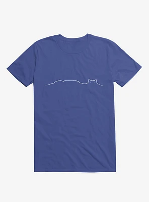 Mountain Lion's Head Cape Town Royal Blue T-Shirt