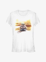 Star Wars The Mandalorian Child Awakening Girls T-Shirt