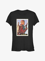 Star Wars The Mandalorian Marshal Card Girls T-Shirt