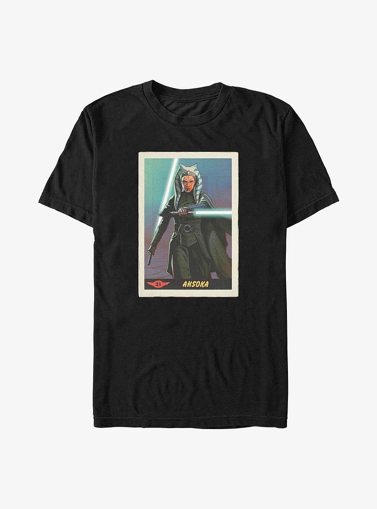 Star Wars The Mandalorian Ahsoka Card T-Shirt