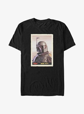 Star Wars The Mandalorian Boba Fett Card T-Shirt