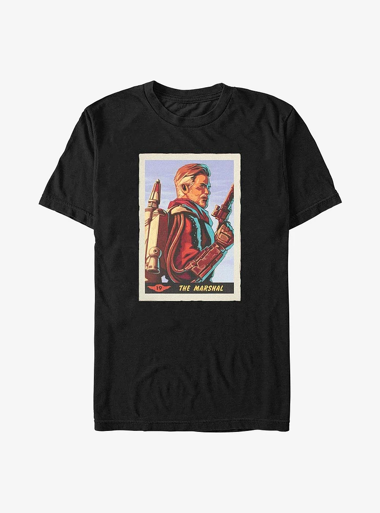 Star Wars The Mandalorian Marshal Card T-Shirt