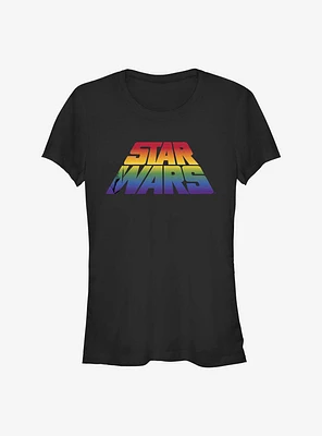 Star Wars Classic Rainbow Logo T-Shirt