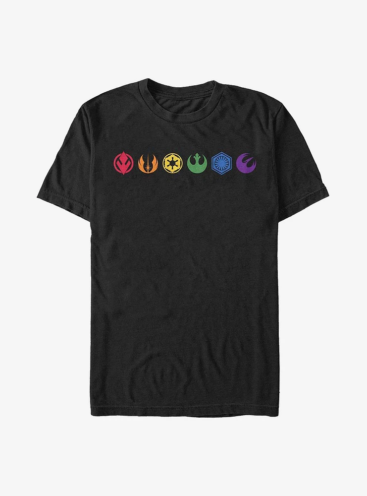 Star Wars Rainbow Icons T-Shirt