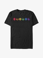 Star Wars Rainbow Icons T-Shirt