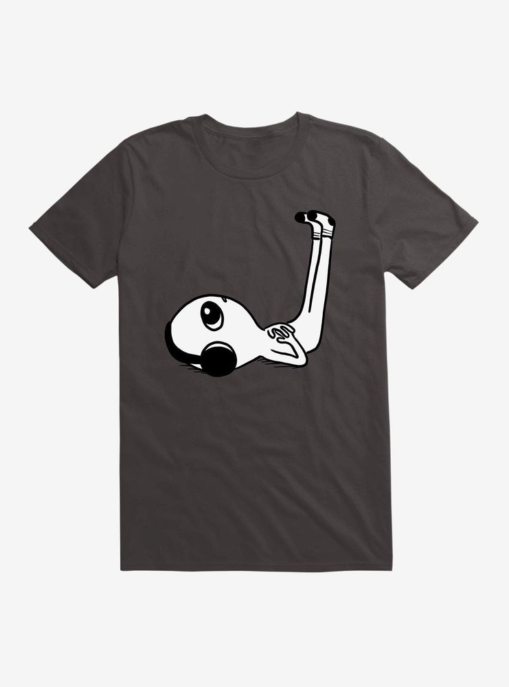 Strange Planet Centered Headphones Limb Elevation Being B&W Version T-Shirt