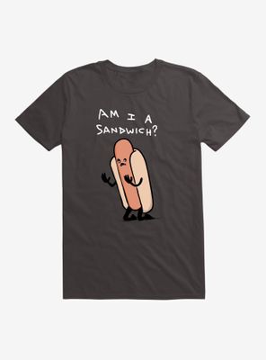 Am I A Sandwich? White Text T-Shirt