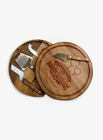 Harry Potter Quidditch Acacia Cheese Board & Tools Set