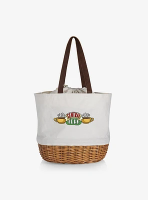 Friends Central Perk Canvas Willow Basket Tote