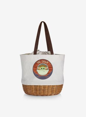Star Wars The Mandalorian The Child Canvas Willow Basket Tote