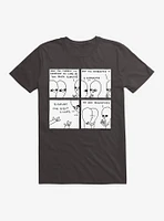 Strange Planet Black And White Commit To Cohesion T-Shirt