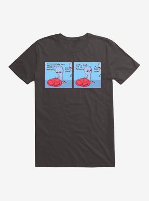 Strange Planet 2 Panel Gentle Handpats T-Shirt