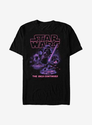 Star Wars Saga Continues T-Shirt