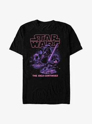 Star Wars Saga Continues T-Shirt