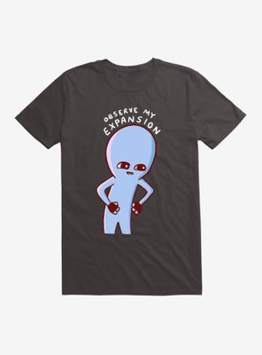 Strange Planet Observe My Expansion Single Character T-Shirt