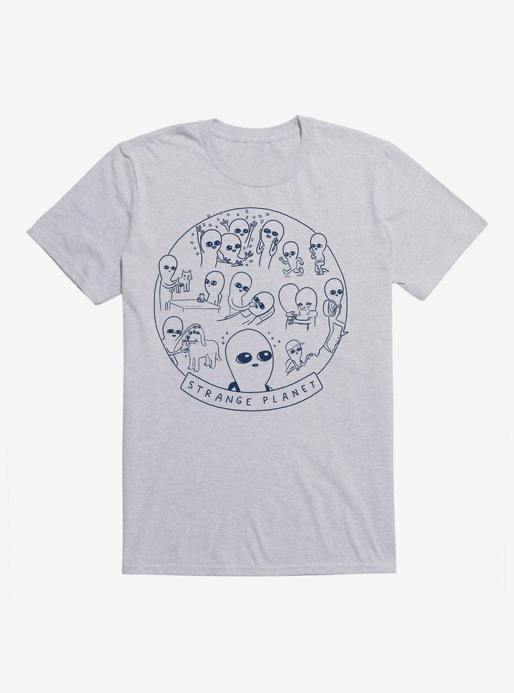 Strange Planet Summer Camp Design T-Shirt