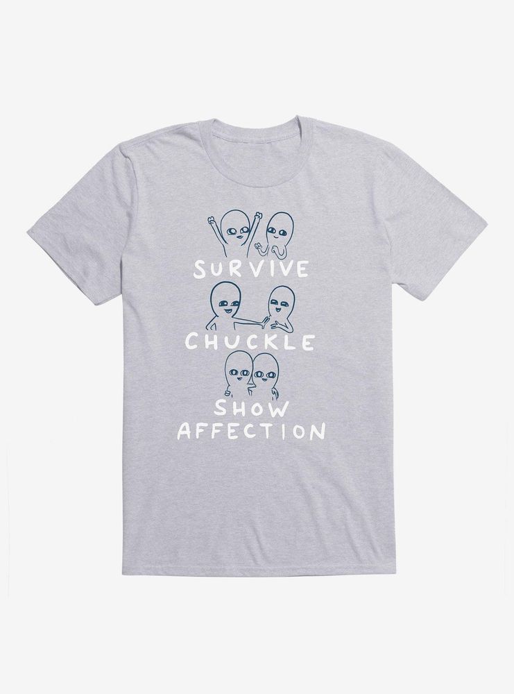 Strange Planet Survive Chuckle Show Affection Characters T-Shirt