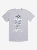 Strange Planet Survive Chuckle Show Affection Characters T-Shirt