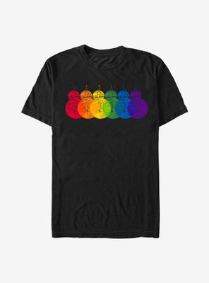 Star Wars Pride BB-8 Rainbows Logo T-Shirt