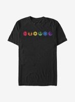 Star Wars Pride Rainbow Icons T-Shirt