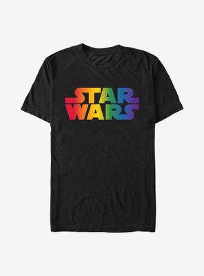 Star Wars Pride Rainbow Logo T-Shirt