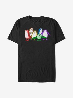 Star Wars Pride BB-8 Rainbow Porg T-Shirt